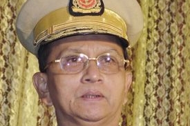 Vedoucí představitel barmské junty a premiér Tchein Sein