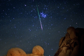 Meteor - taška s nářadím se rozzářila (ilustrační obrazek NASA).