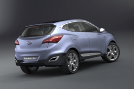 Tvary konceptu Hyundai ix-onic navrhlo německé studio značky Hyundai podle vkusu evrospkých zákazníků.